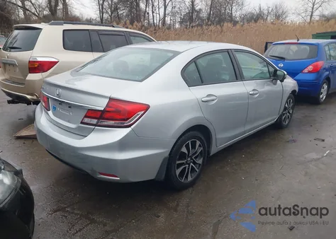 2014 Honda Civic Ex from USA, damaged, VIN 19XFB2F84EE233892